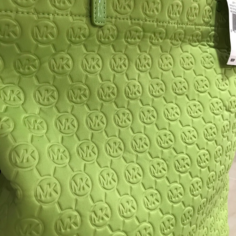 Michael kors lime green tote